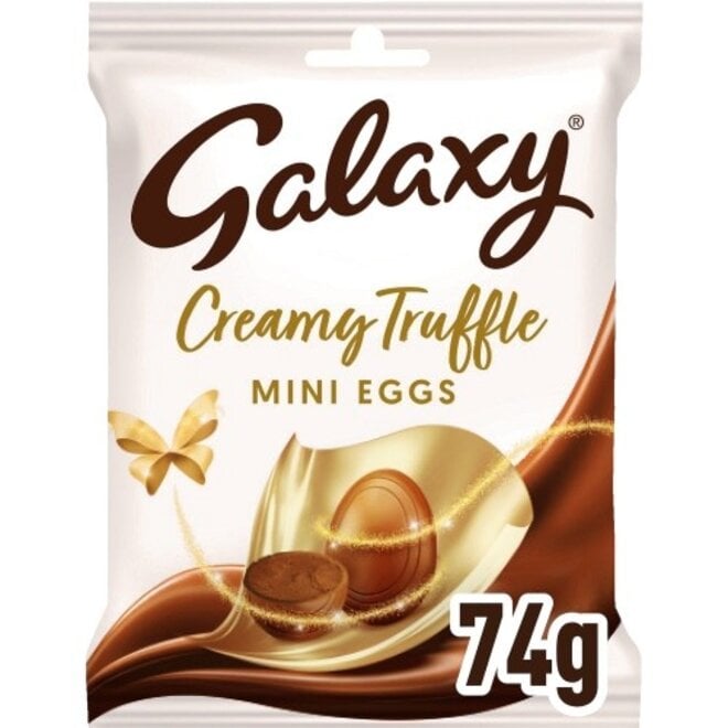 Galaxy Creamy Truffle Mini Eggs Bag 74g
