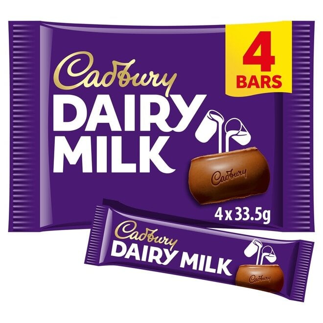 Cadbury Dairy Milk Bar 4 Pack