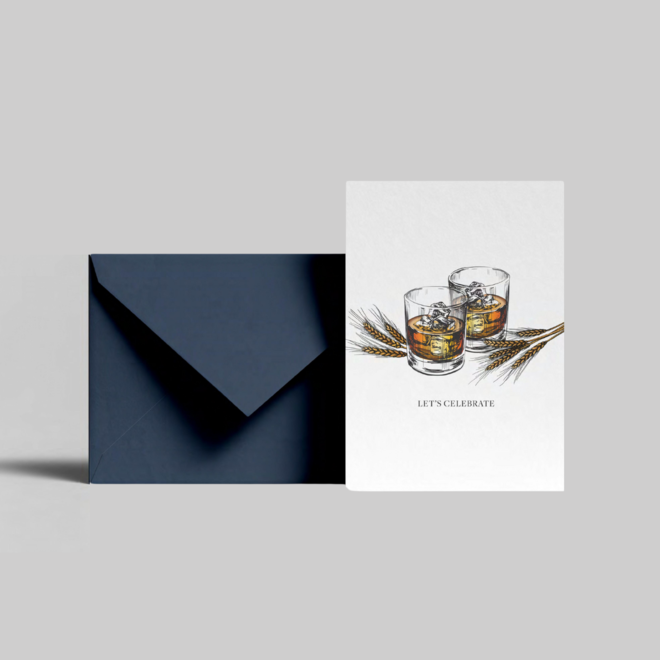 Let's Celebrate Whisky Greeting Card