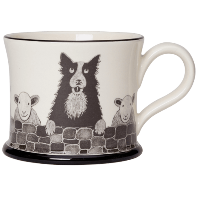 Moorland Pottery 'Sheep Dog' Mug