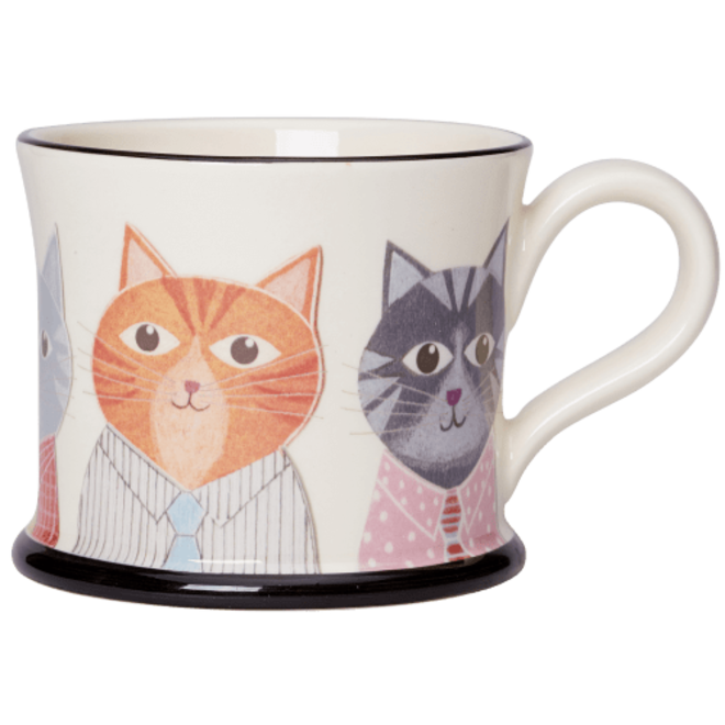 Moorland Pottery Kitten Club Mug