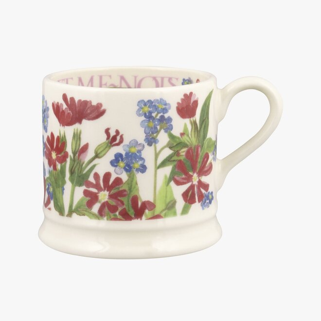 Flowers Forget Me Not & Red Campion Small Mug
