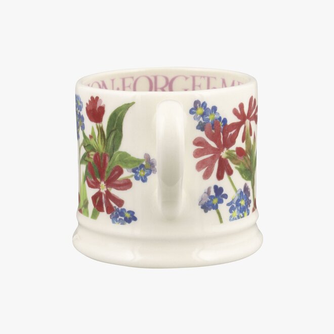 Flowers Forget Me Not & Red Campion Small Mug