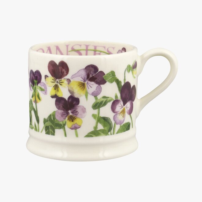 Flowers Heartsease Pansies Small Mug