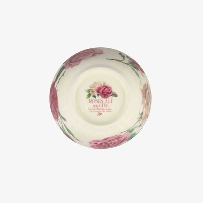 Roses All My Life Small Old Bowl