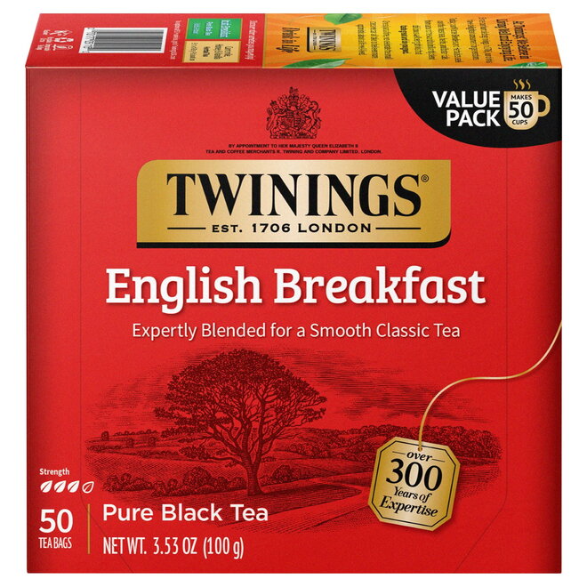 Twinings English Breakfast Tea 50s