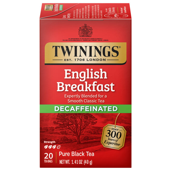Twinings English Breakfast Decaf 20s
