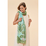 Secret Paradise Aqua Print Scarf
