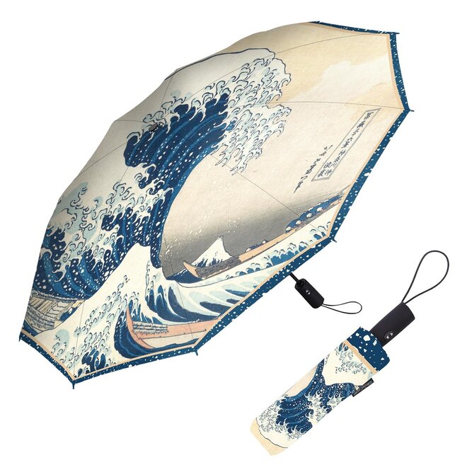 Hokusai "The Great Wave Off Kanagawa" Travel Umbrella