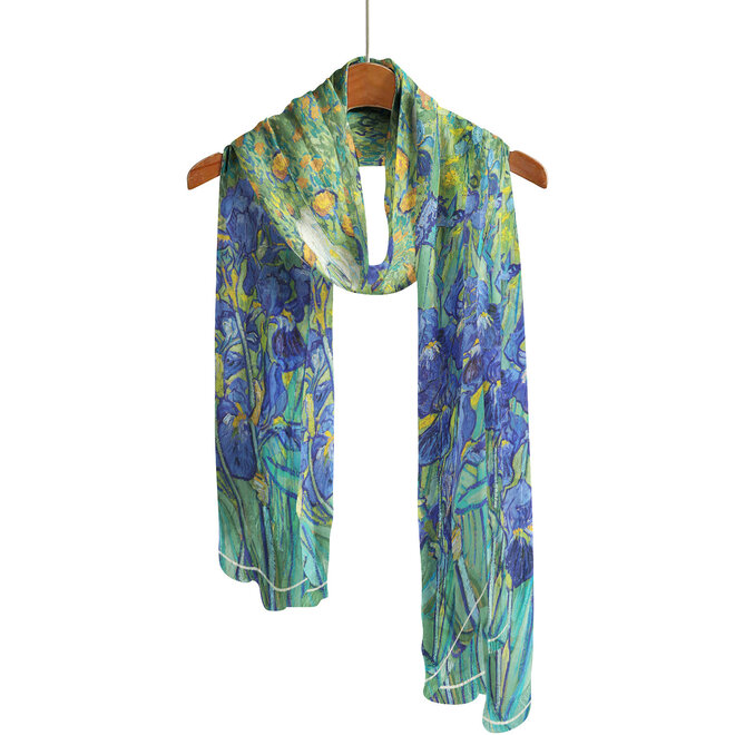 Vincent van Gogh "Irises" Sheer Scarf