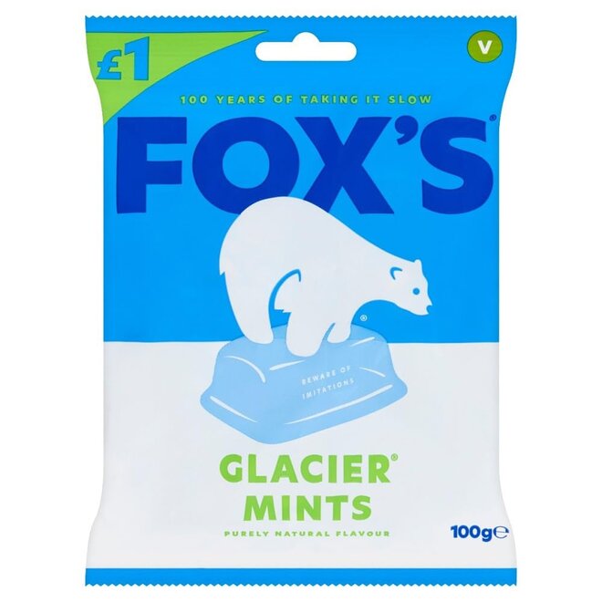 Fox's Glacier Mints Bag 100g
