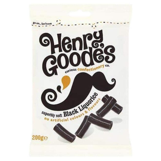 Henry Goode's Soft Eating Liquorice Bag 200g