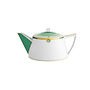 Art Deco Emerald Teapot