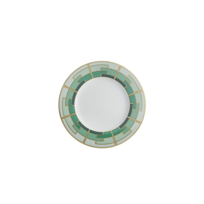 Vista Alegre Art Deco Emerald Dessert Plate