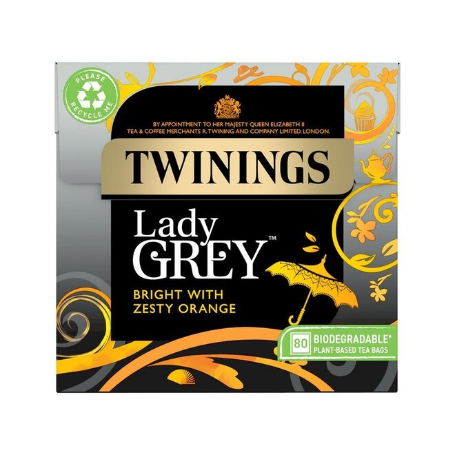 Twinings UK Lady Grey 80s