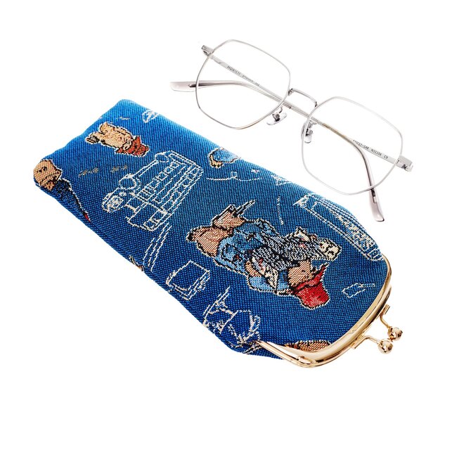 Paddington Bear Glasses Pouch Bag (Blue)