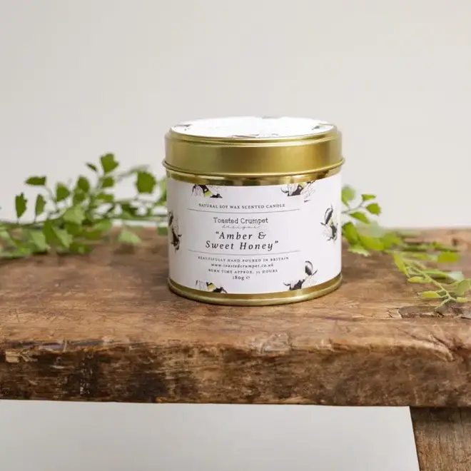 Amber & Sweet Honey Candle