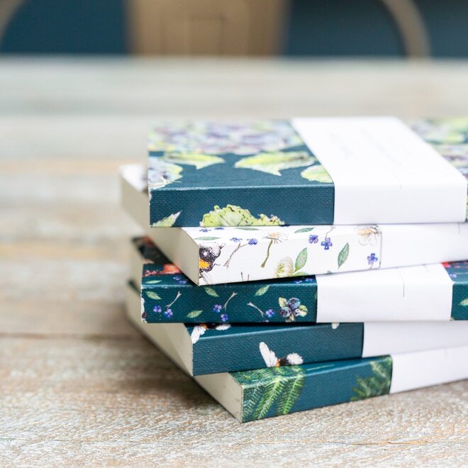 Hydrangea Noir A6 Lined Pocket Notebook