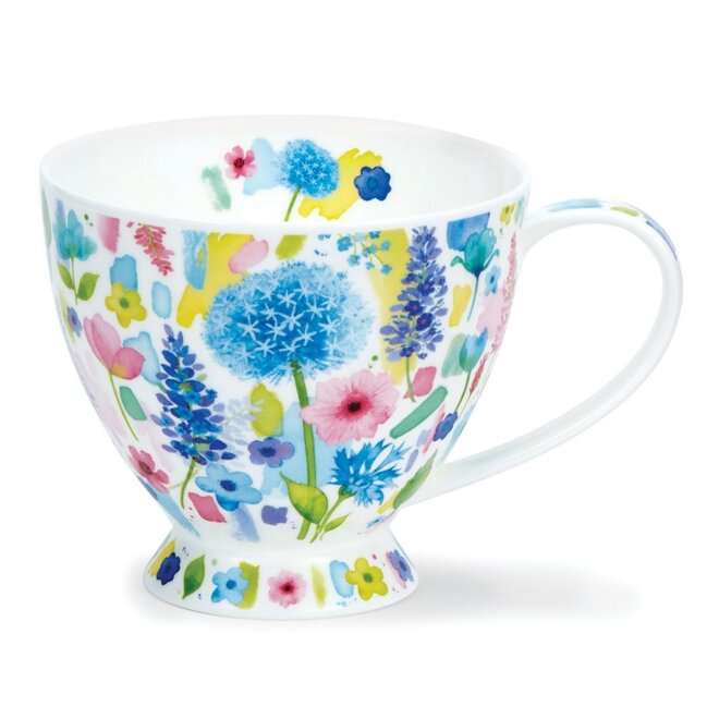 Skye Floral Burst Blue Mug