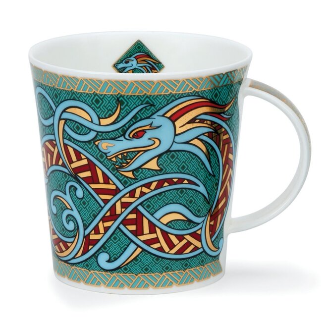 Cairngorm Dragon Turquoise Mug