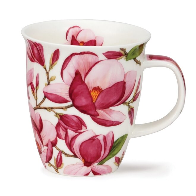 Nevis Magnolias Dark Pink Mug