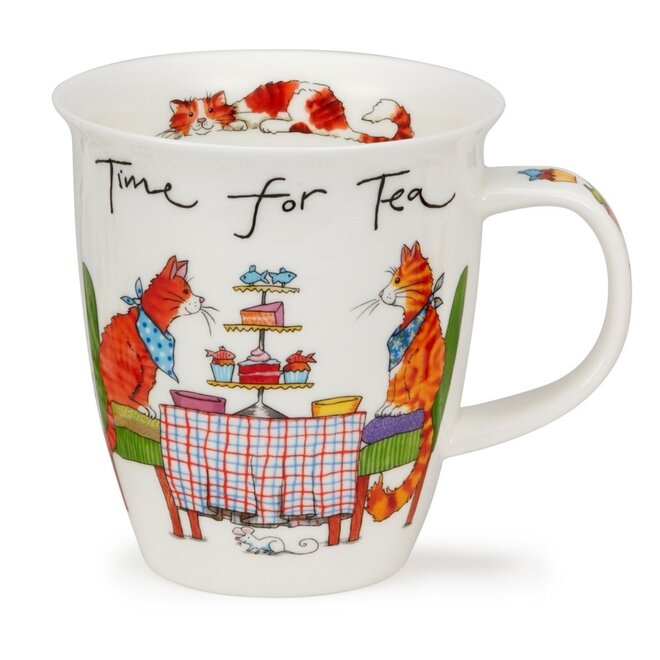 Nevis Time for Tea Cat Mug
