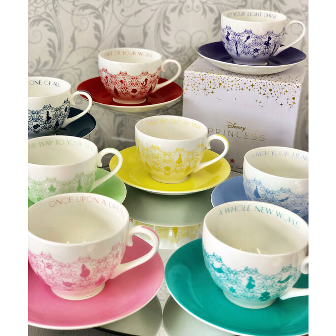 English Ladies Co. Jasmine Color Story Teacup & Saucer