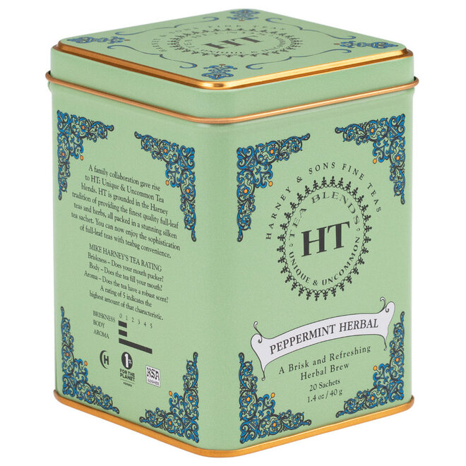 Harney & Sons Peppermint Herbal HT Tin 20s