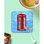 Telephone Box Magnetic Coaster