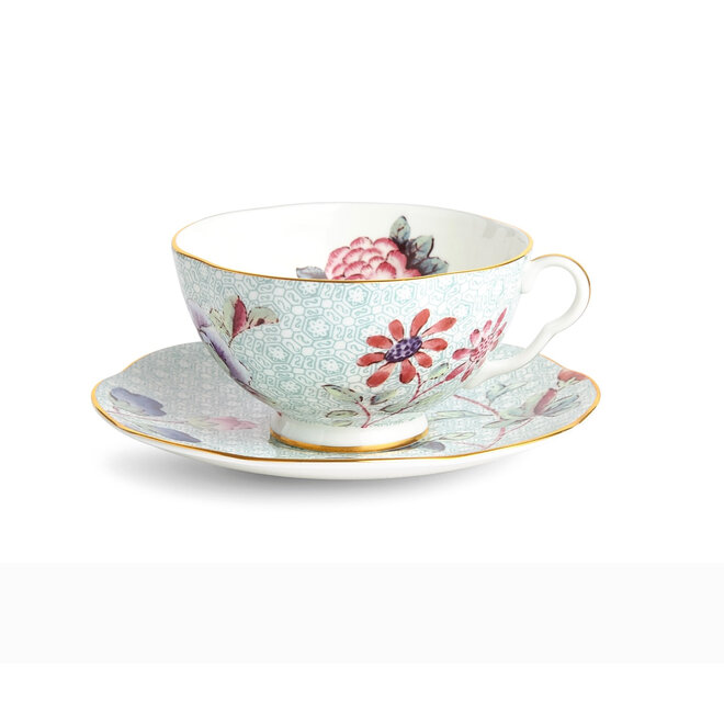 Cuckoo Green Teacup & Saucer