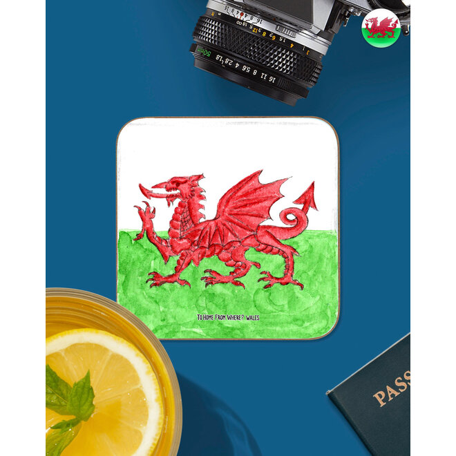 Wales Flag Magnetic Coaster