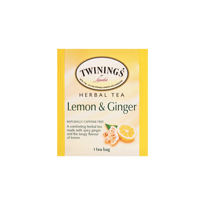 Twinings Lemon & Ginger Herbal 25s