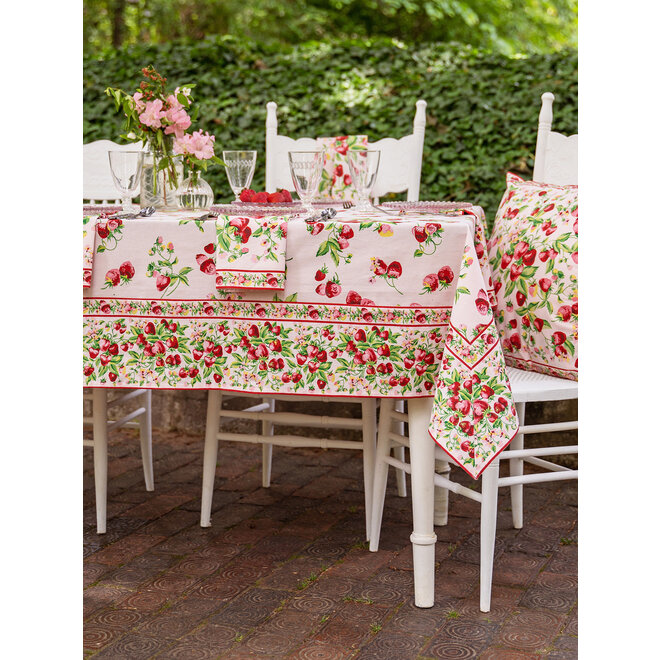 Strawberry Basket Tablecloth (Sorbet), 60"x108"