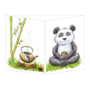 Panda Yogi in Tree Pose Card