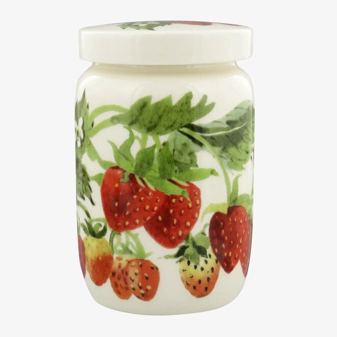 Vegetable Garden Strawberries Medium Jam Jar & Lid