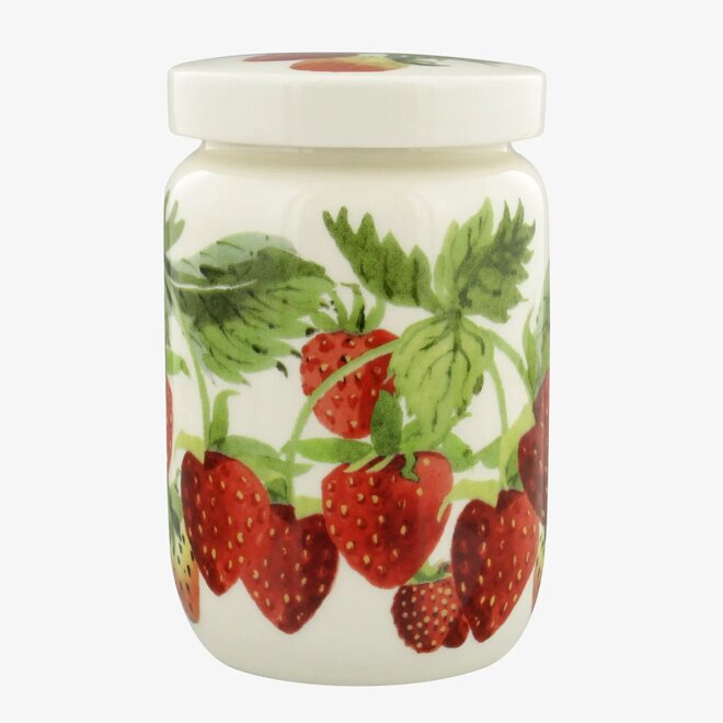 Vegetable Garden Strawberries Medium Jam Jar & Lid