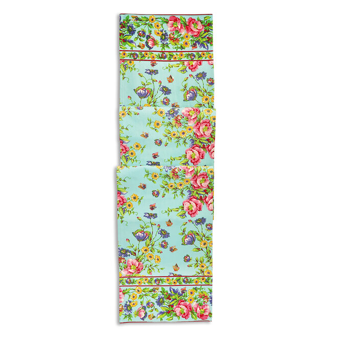 Penny's Patio Aqua Table Runner