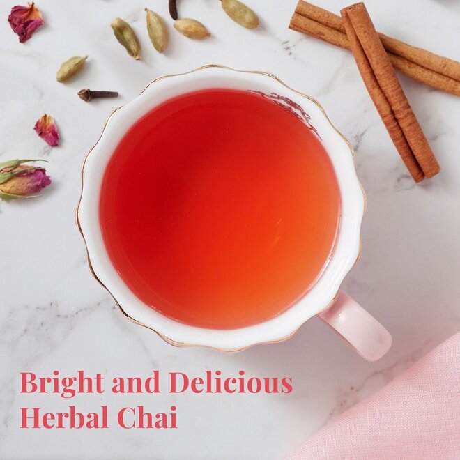 Republic of Tea Pink Chai Herbal 36s