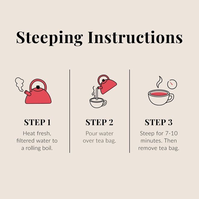 Republic of Tea Pink Chai Herbal 36s