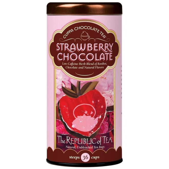Republic of Tea Strawberry Chocolate Rooibos 36s