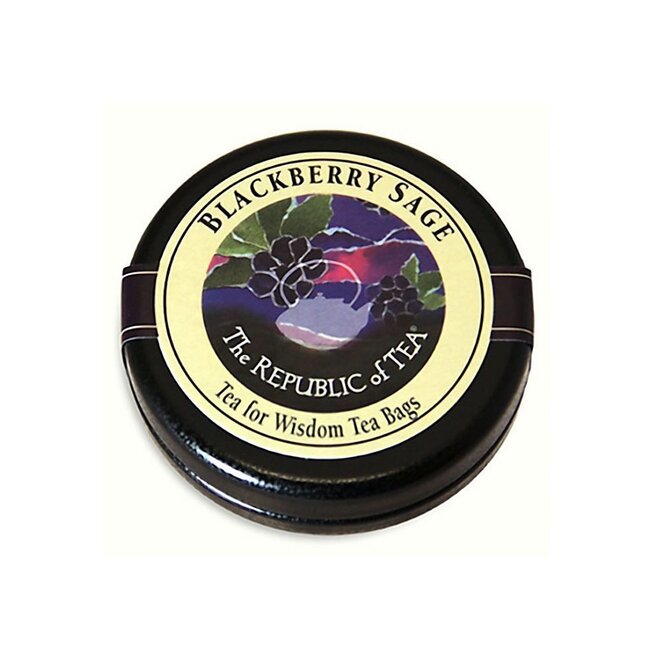 Republic of Tea Blackberry Sage Traveler's Tin 6s