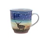 Highland Stoneware Stag at Night 425ml Mug