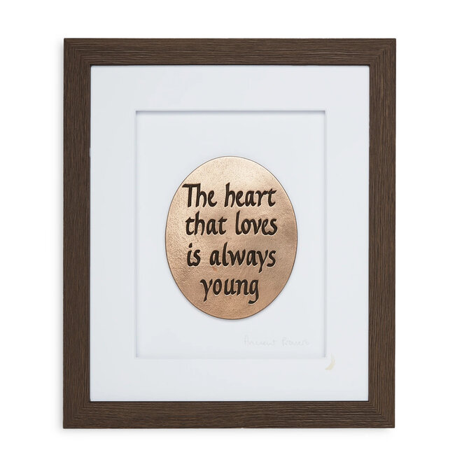 The Heart That Loves is Always Young (Framed)