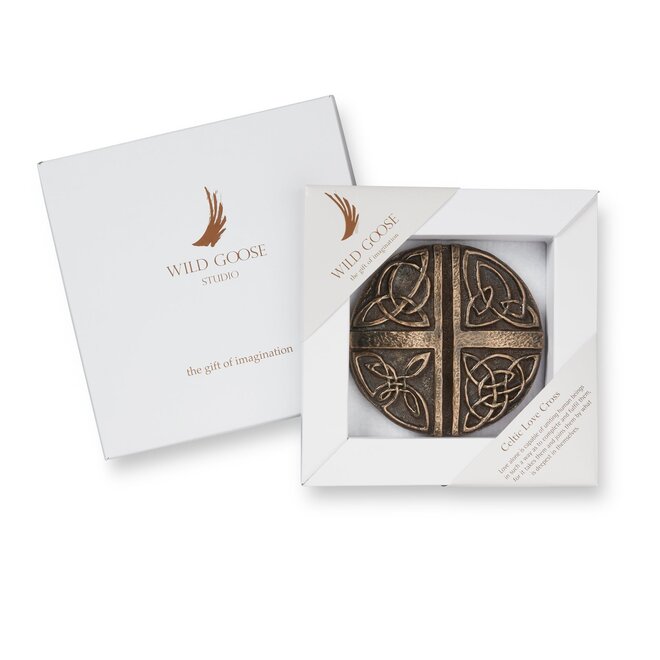 Wild Goose Celtic Love Cross Boxed