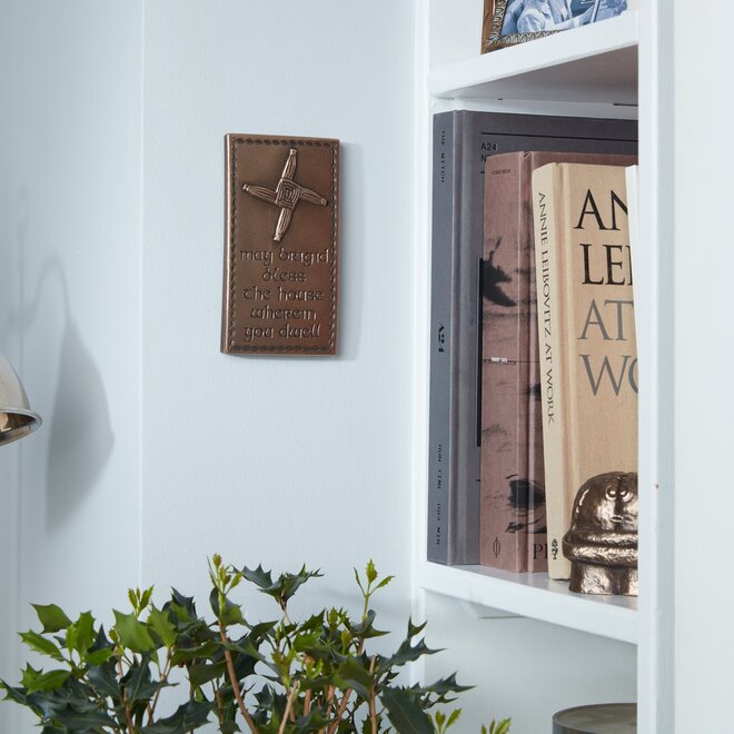 St. Brigid's Cross Blessing Plaque
