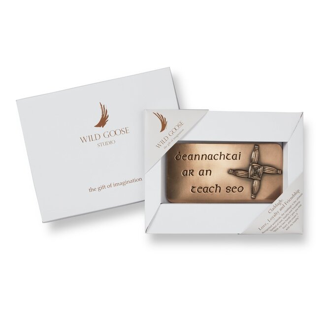 St. Brigid's Cross & House Blessing Plaque