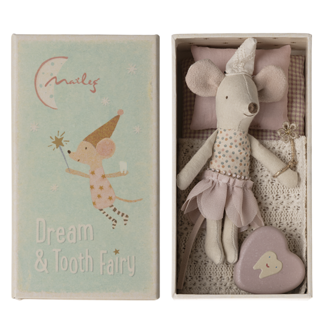 Tooth Fairy Mouse, Little Sister in Matchbox