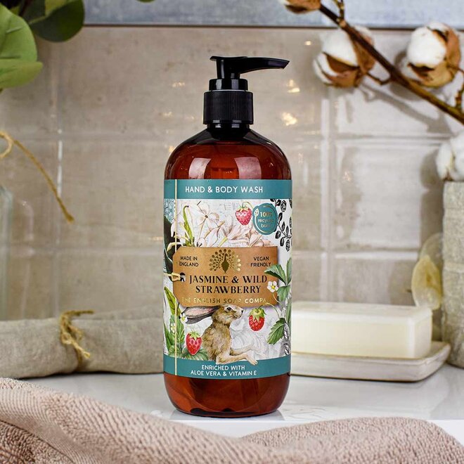 Anniversary Collection Jasmine & Wild Strawberry Hand & Body Wash