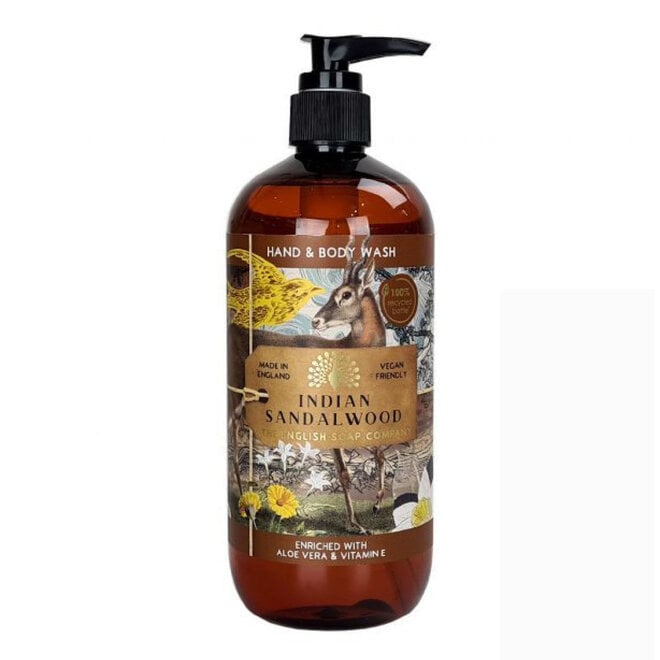 English Soap Co. Anniversary Indian Sandalwood Hand & Body Wash