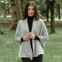 Newgrange Fern Wrap (Grey)